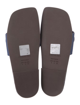 Farm Rio Leather Slides