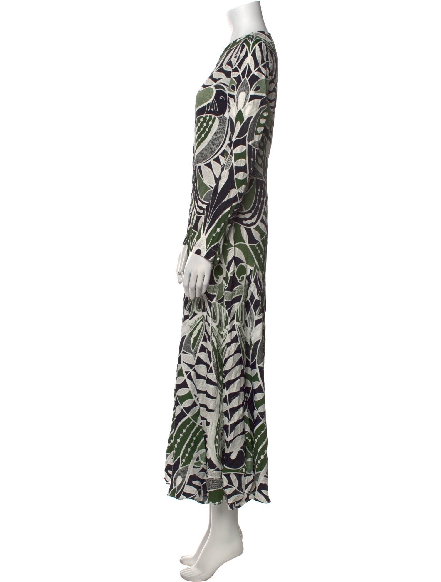 Farm Rio Printed Long Dress