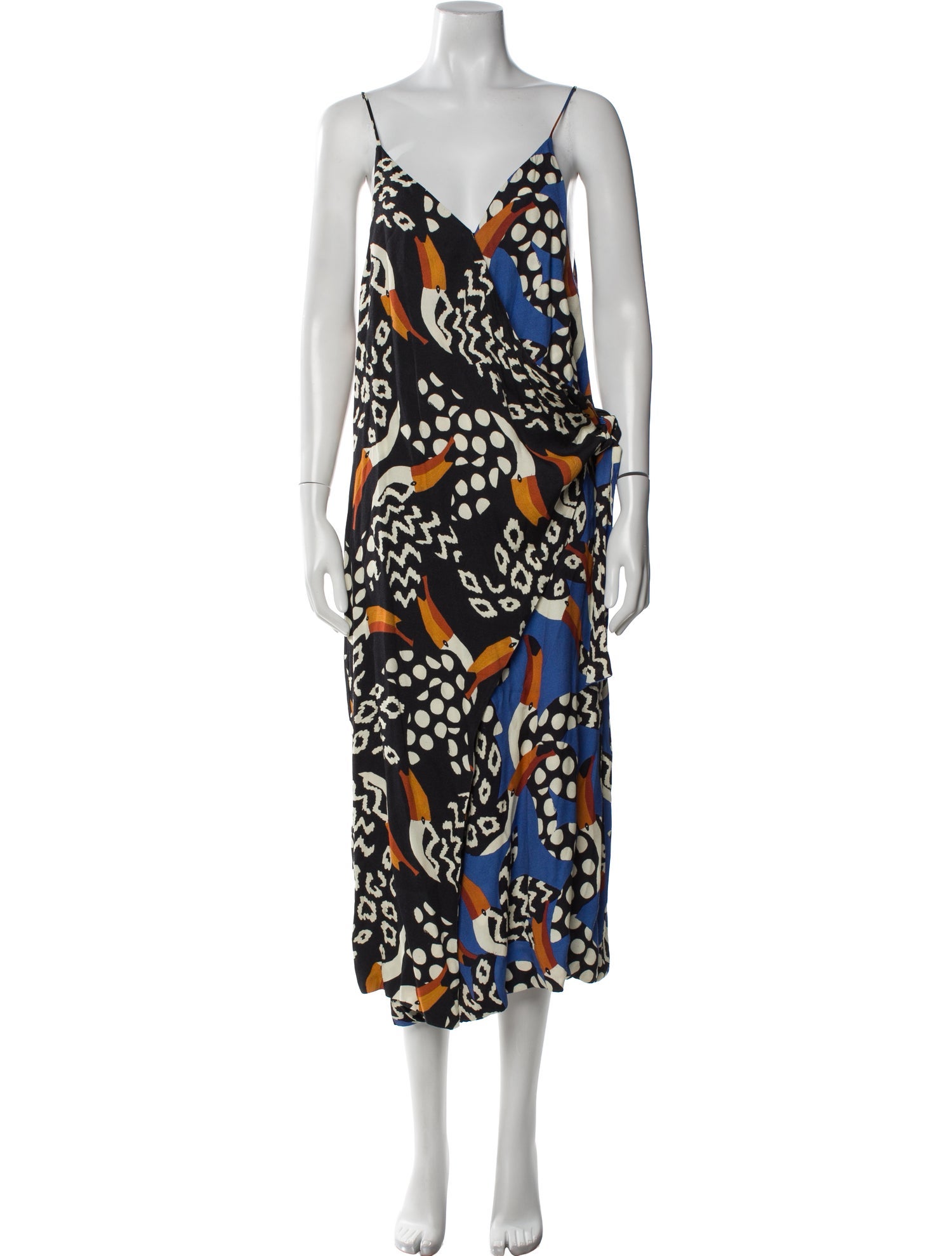 Farm Rio Printed Long Dress w/ Tags