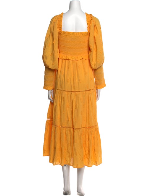 Farm Rio Square Neckline Long Dress