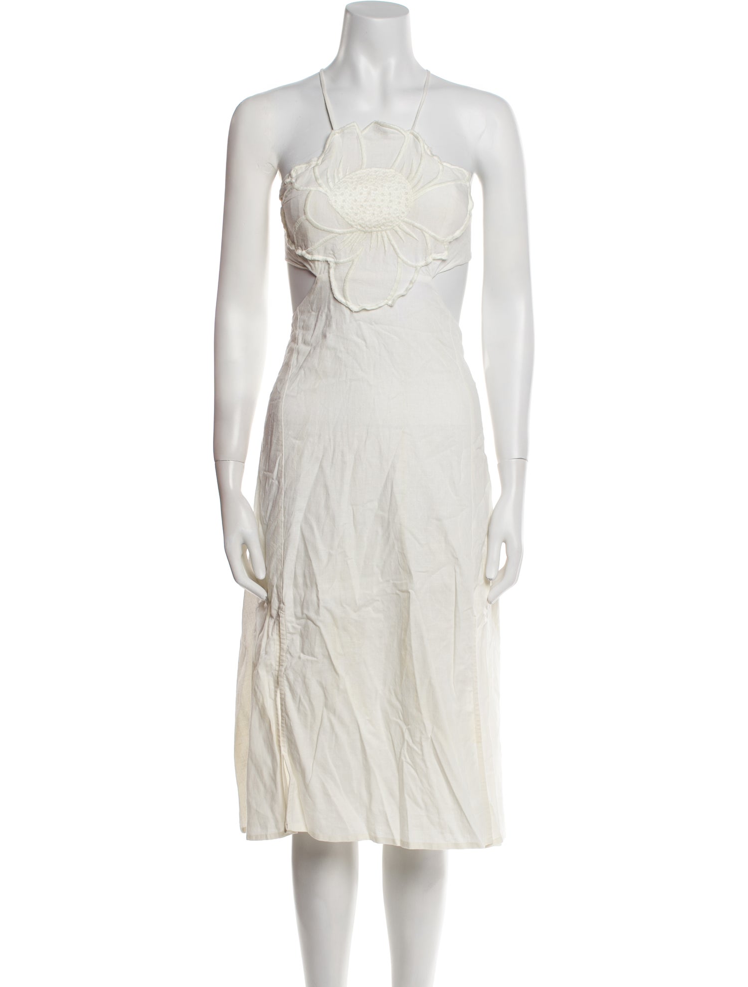 Farm Rio Linen Knee-Length Dress