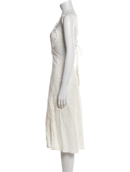 Farm Rio Linen Knee-Length Dress