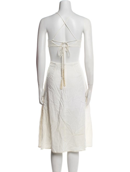 Farm Rio Linen Knee-Length Dress