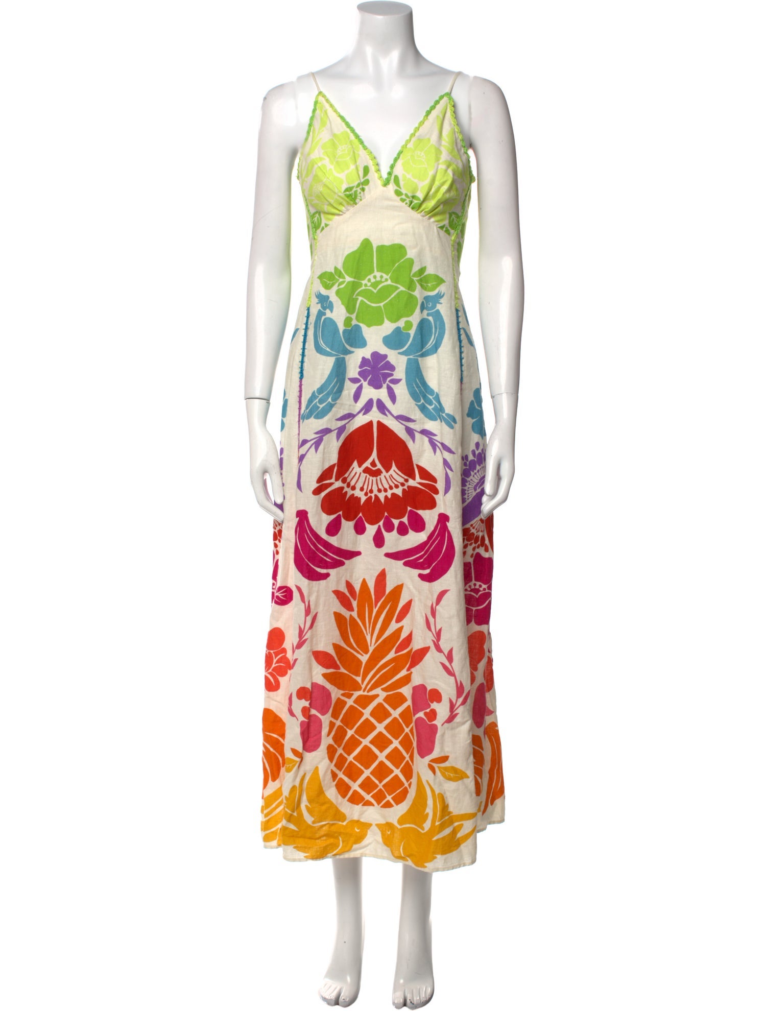 Farm Rio Linen Long Dress