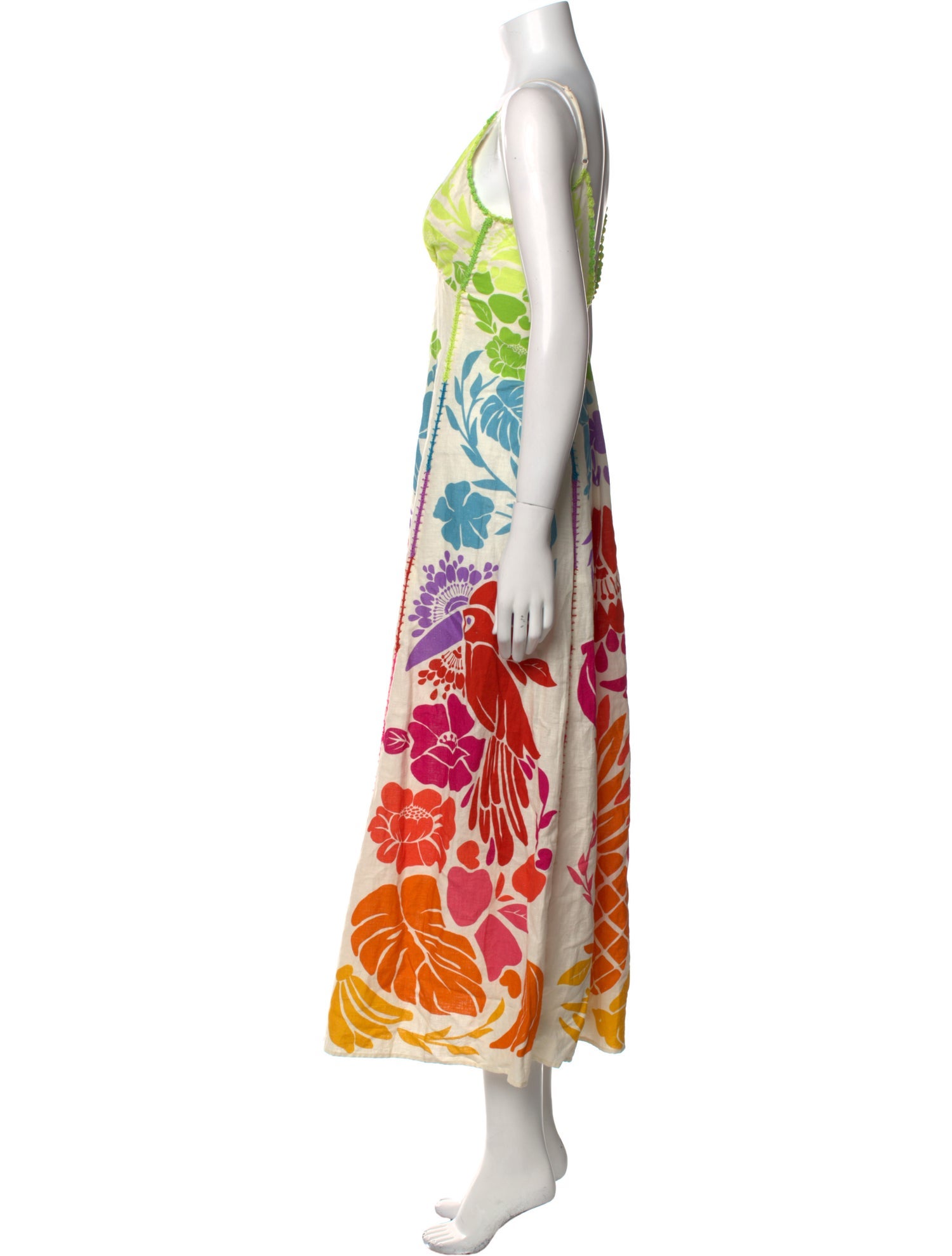 Farm Rio Linen Long Dress