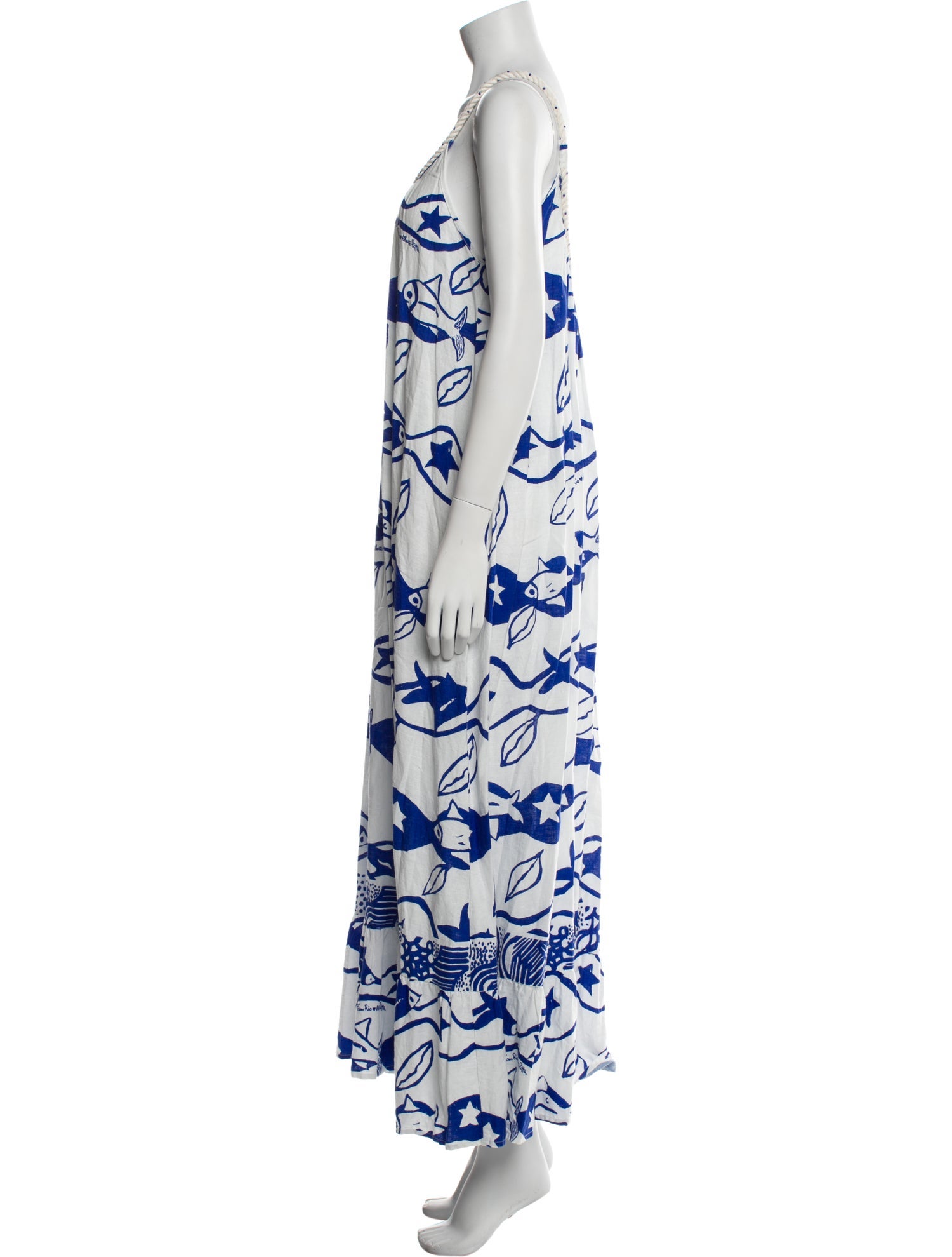 Farm Rio Printed Long Dress