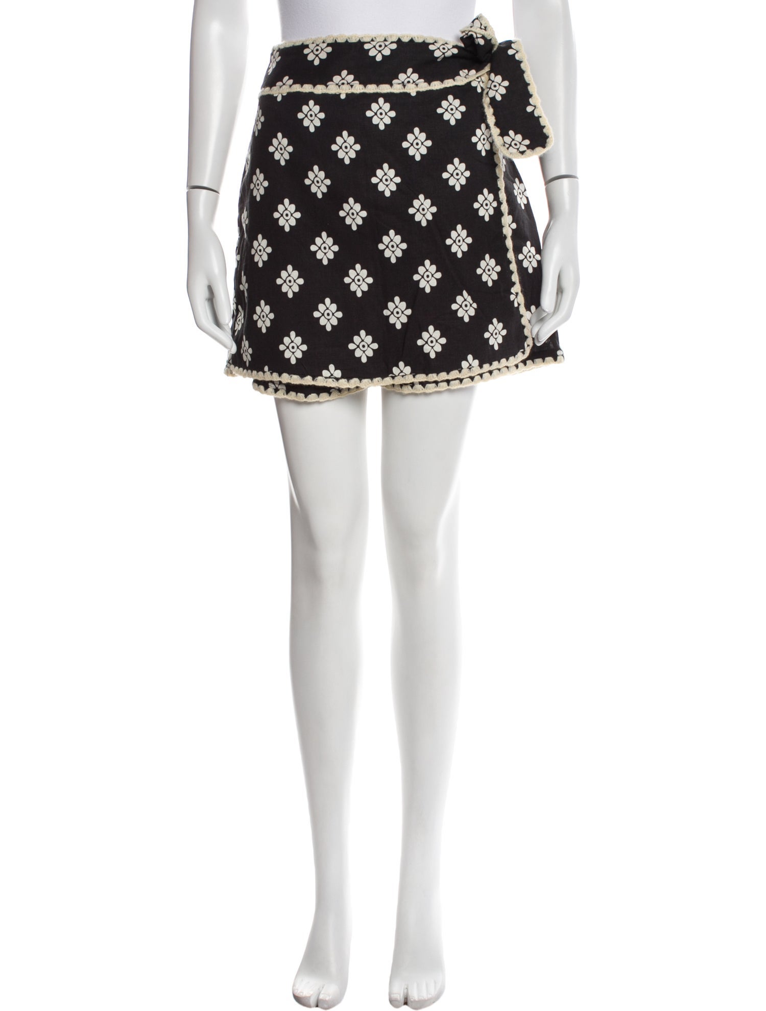 Farm Rio Linen Mini Shorts