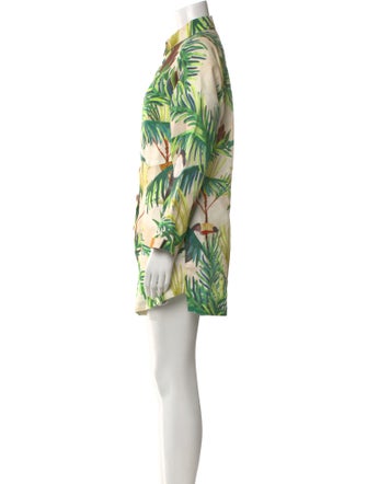 Farm Rio Linen Printed Romper