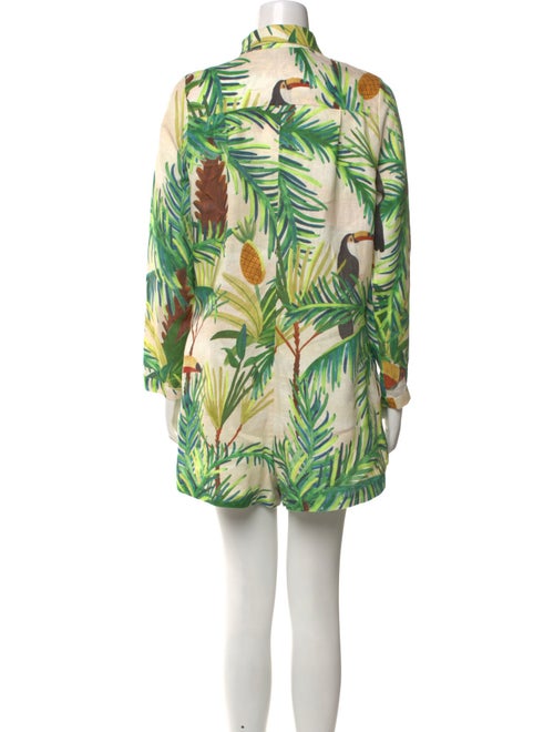 Farm Rio Linen Printed Romper