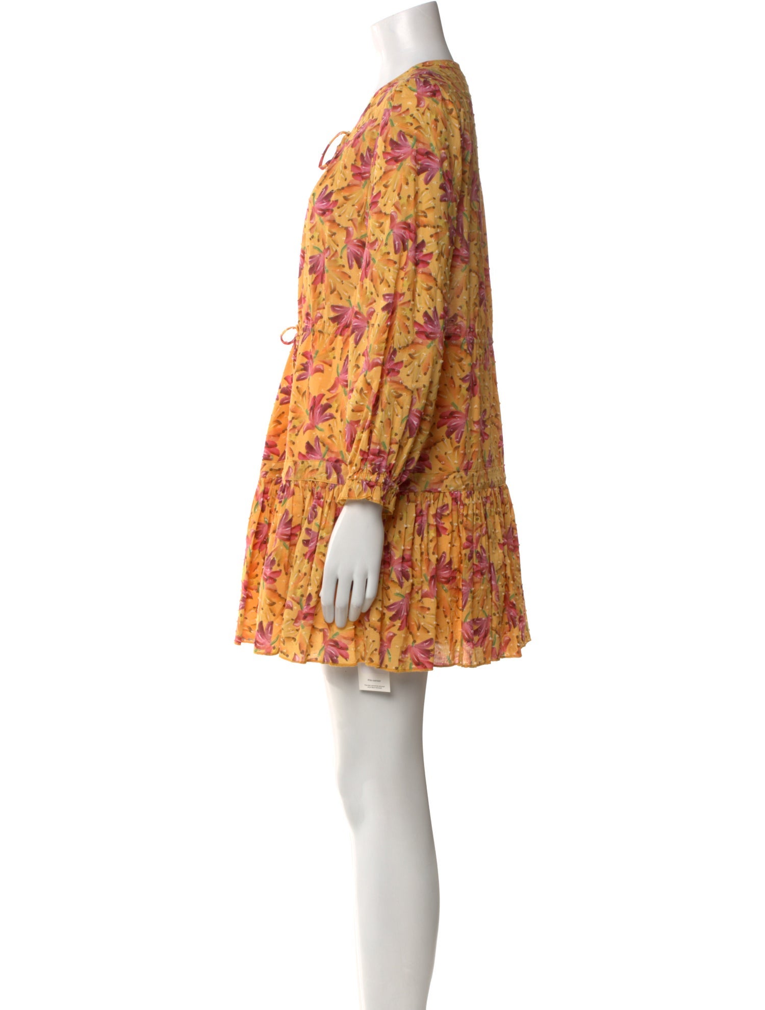 Farm Rio Floral Print Mini Dress