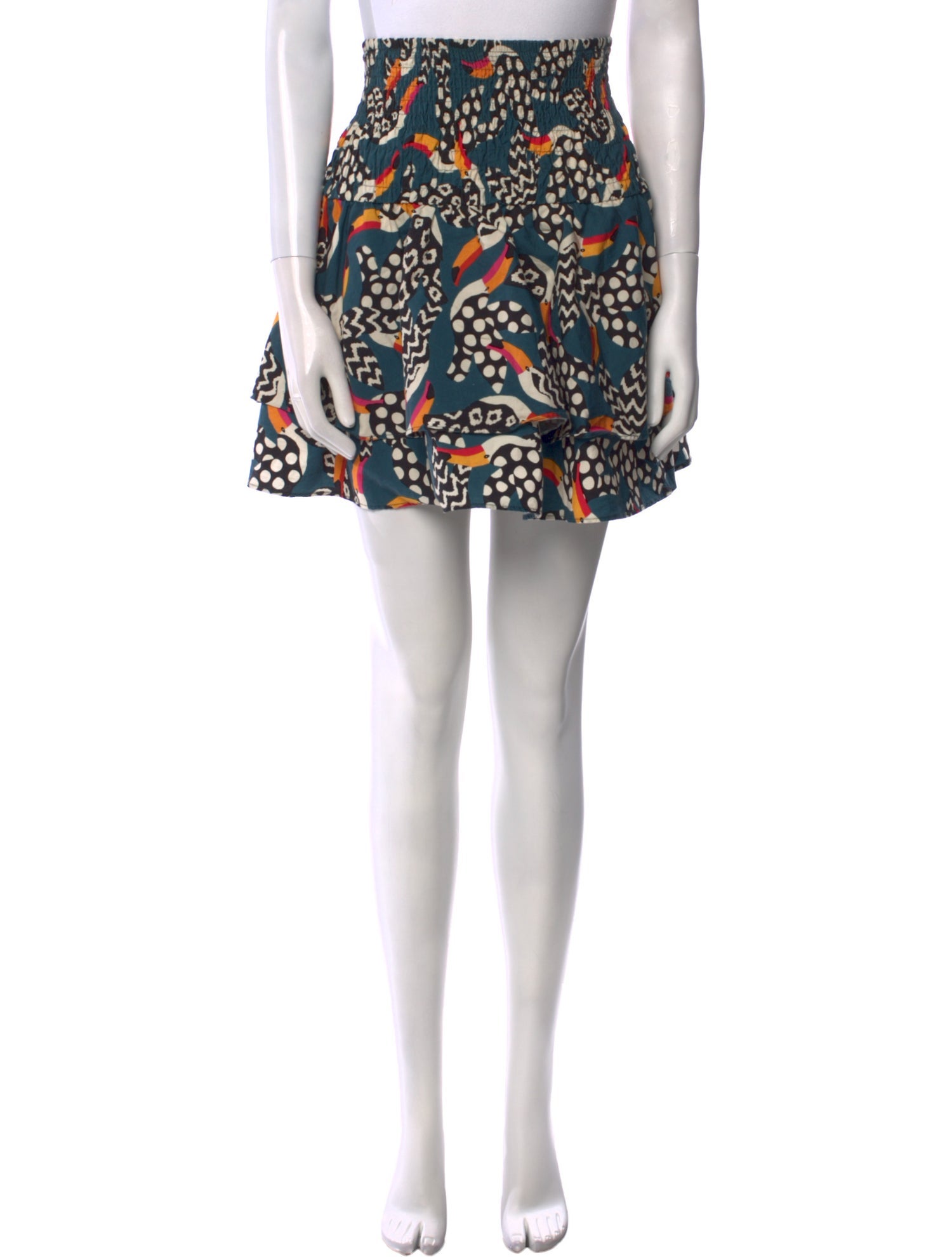 Farm Rio Printed Mini Skirt