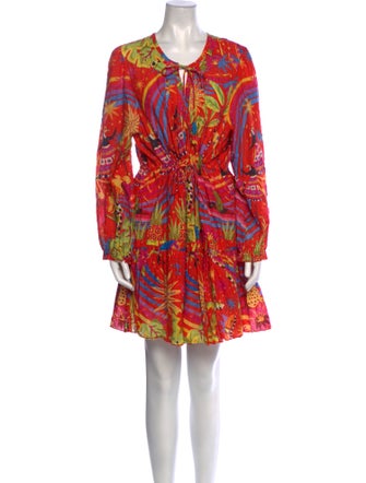 Farm Rio Printed Mini Dress