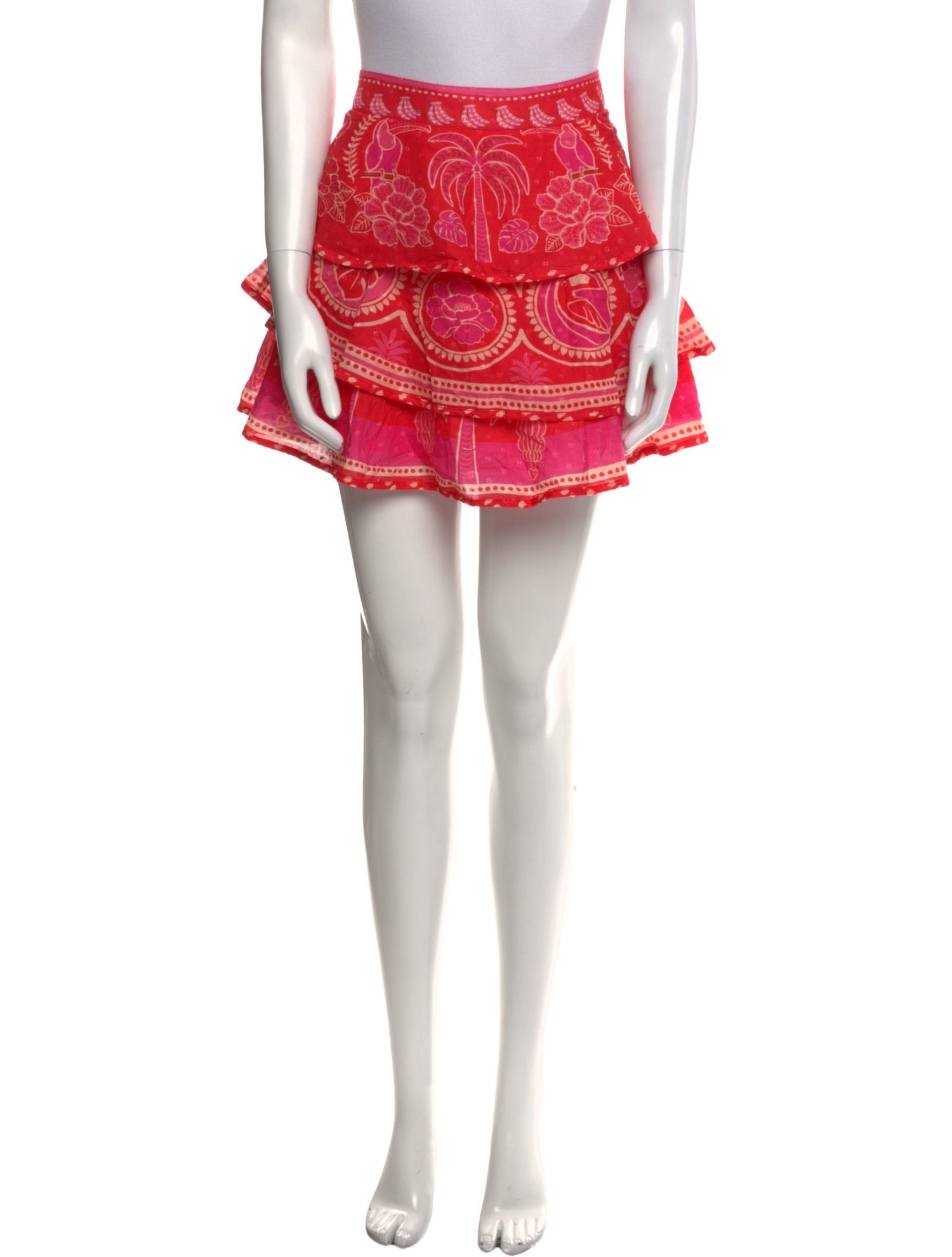 Farm Rio Printed Mini Skirt