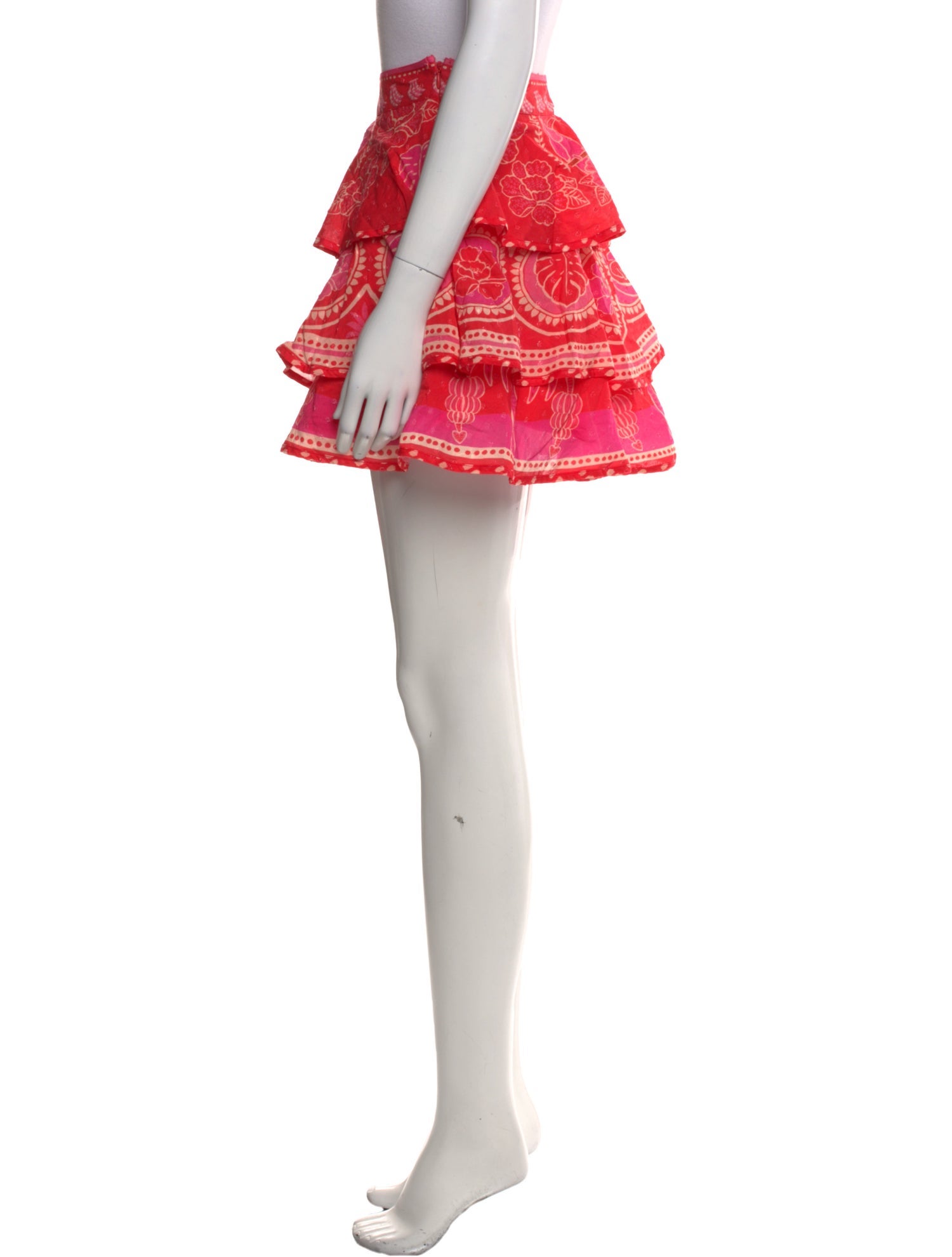 Farm Rio Printed Mini Skirt