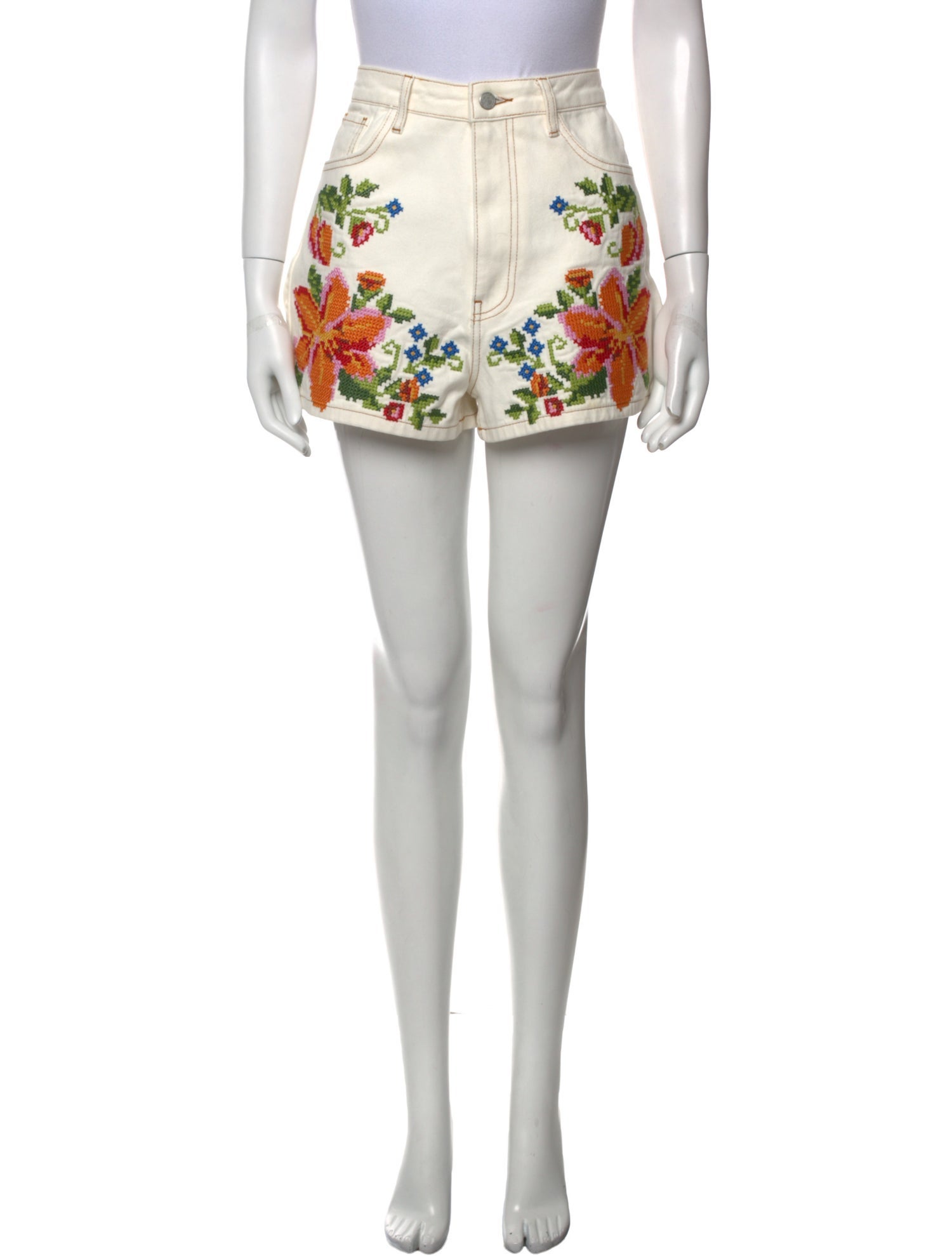 Farm Rio Printed Mini Shorts