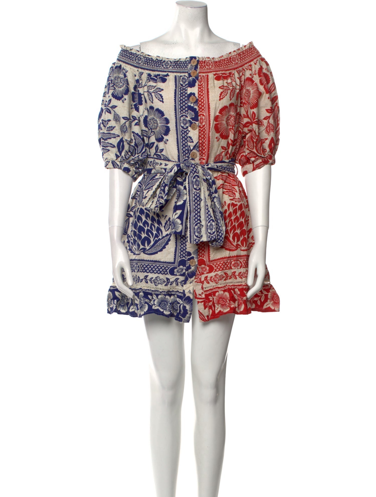 Farm Rio Linen Mini Dress