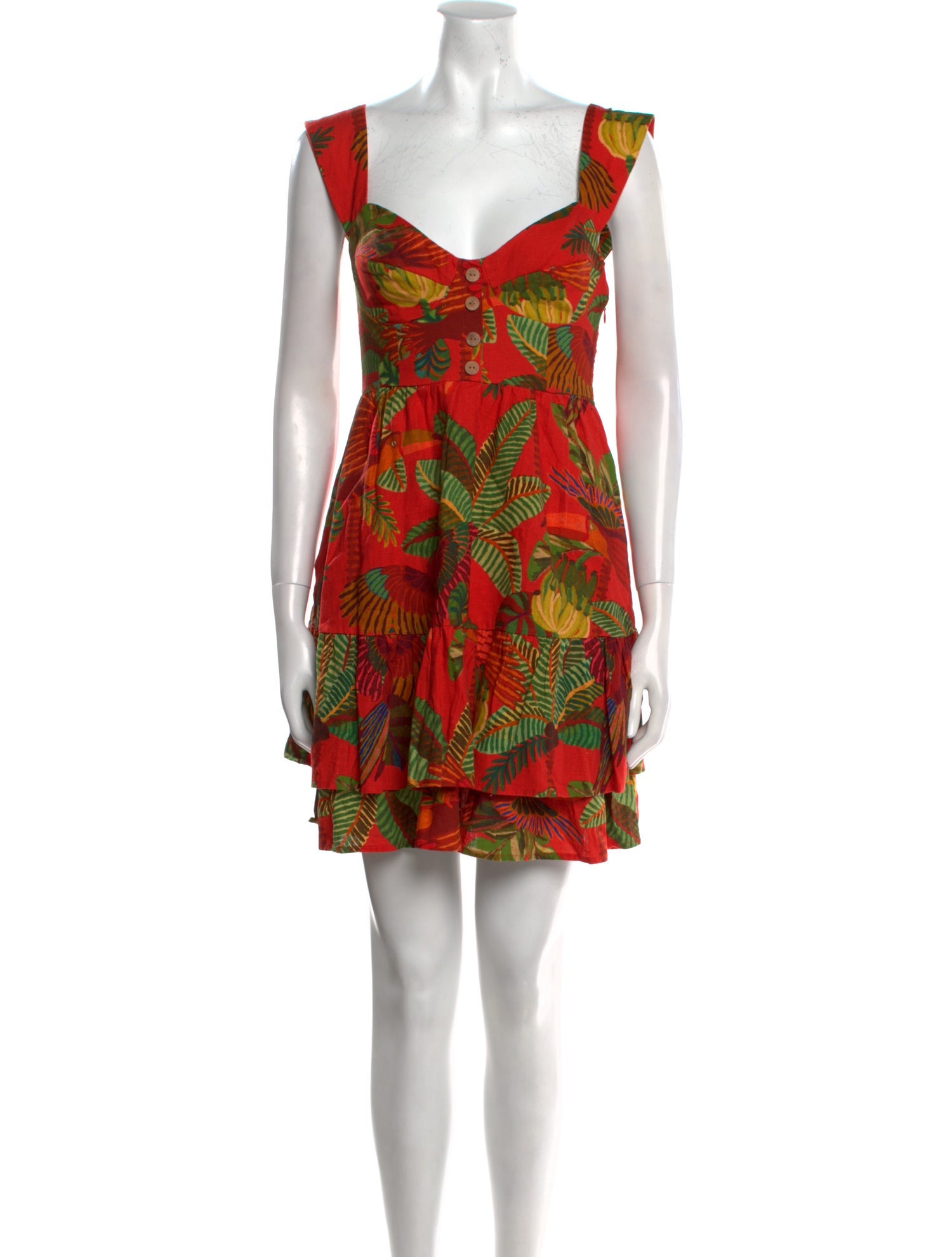 Farm Rio Linen Mini Dress