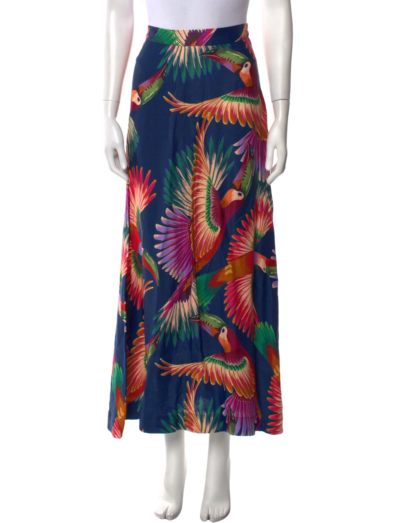 Farm Rio Printed Midi Length Skirt