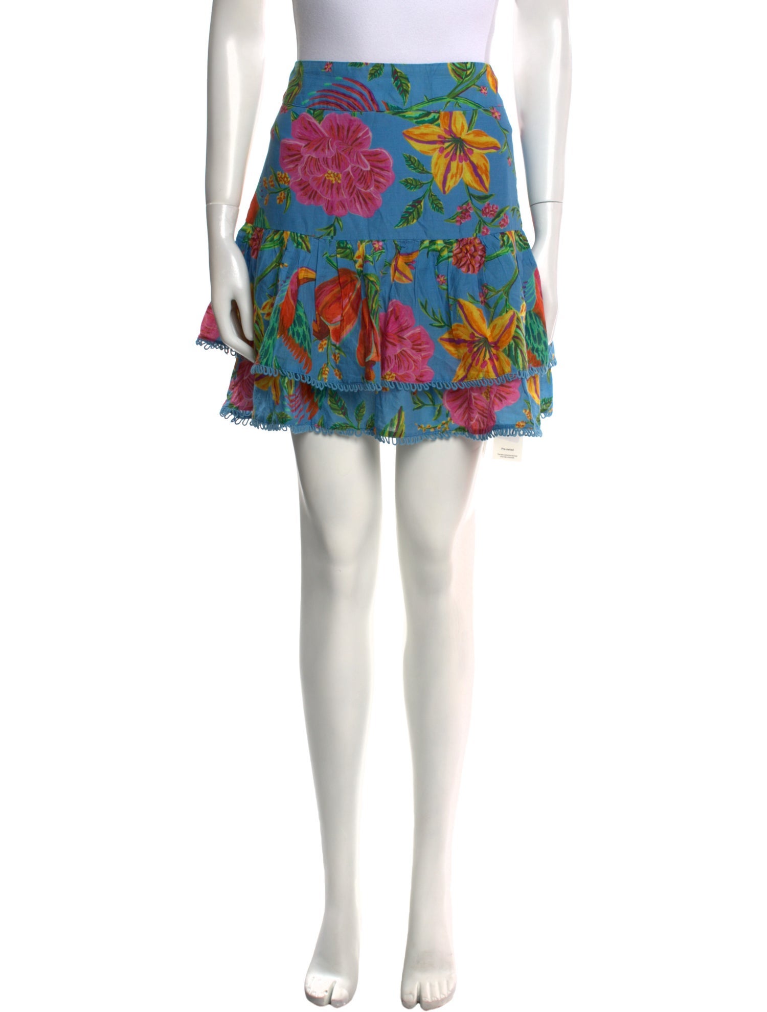 Farm Rio Printed Mini Skirt