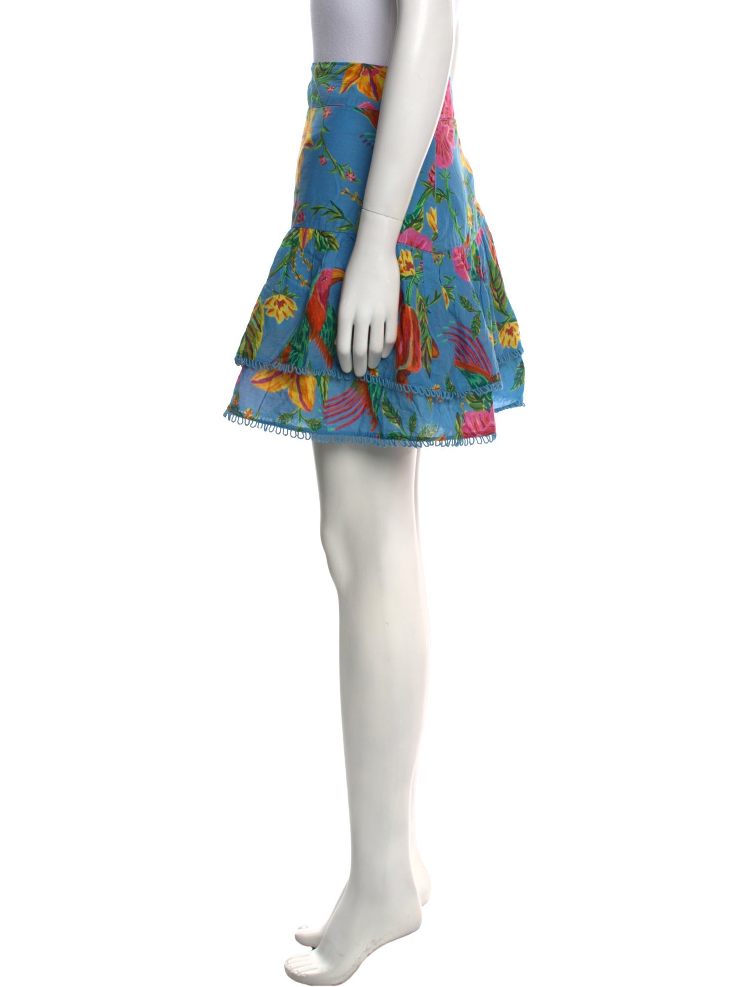 Farm Rio Printed Mini Skirt