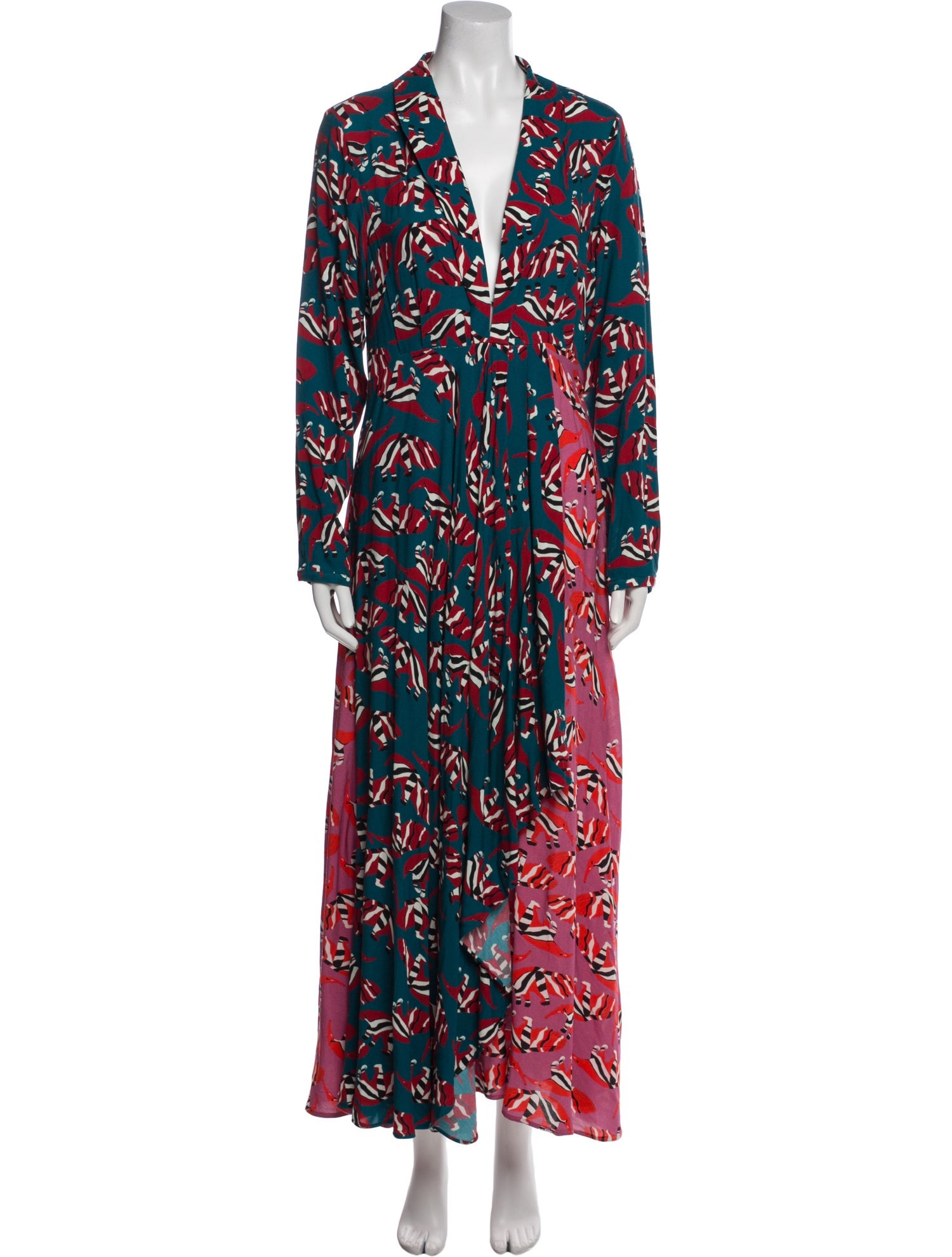 Farm Rio Printed Long Dress