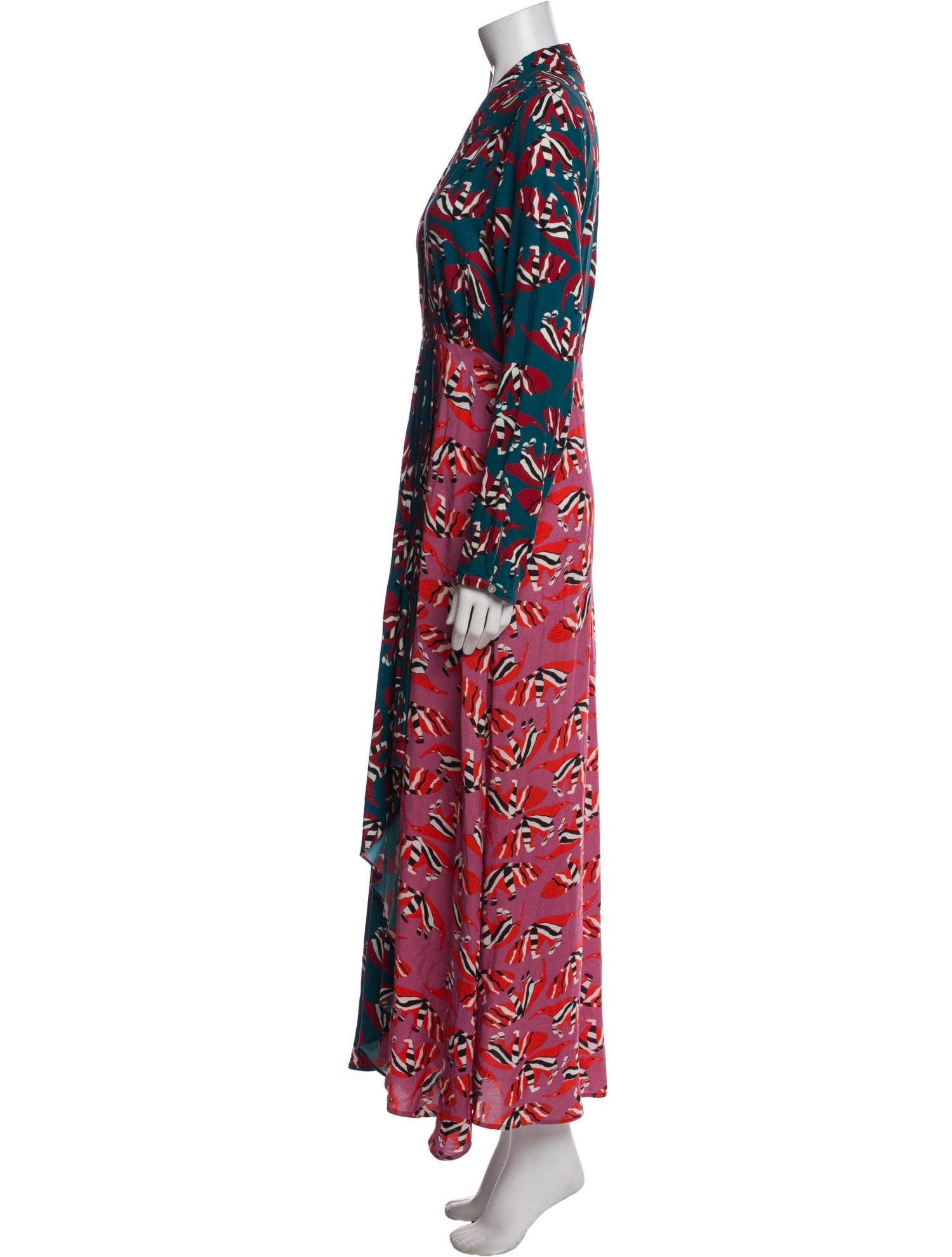 Farm Rio Printed Long Dress