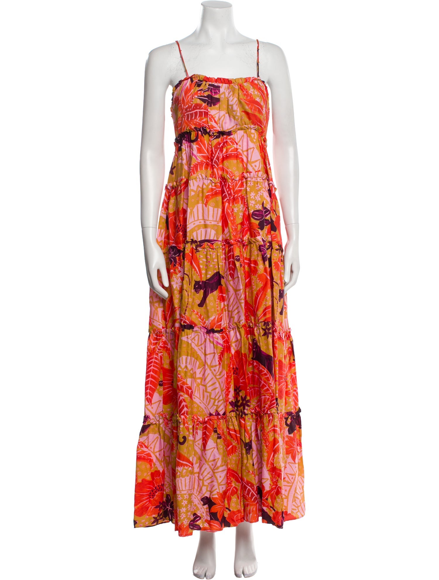 Farm Rio Printed Long Dress