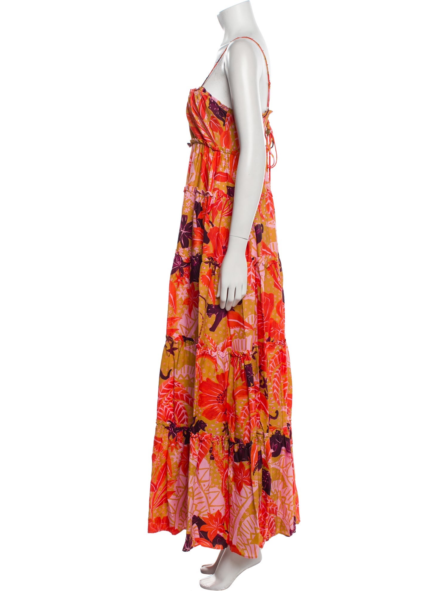 Farm Rio Printed Long Dress