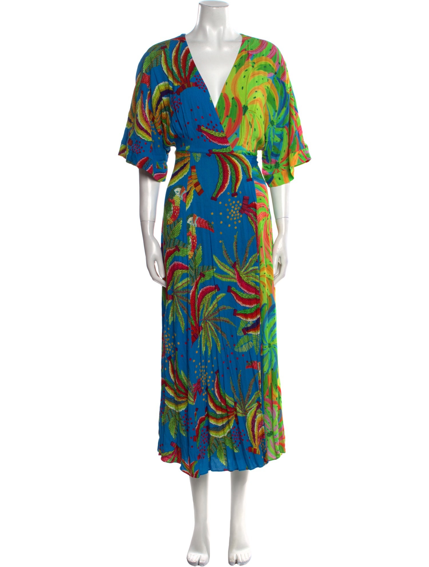 Farm Rio Printed Long Dress