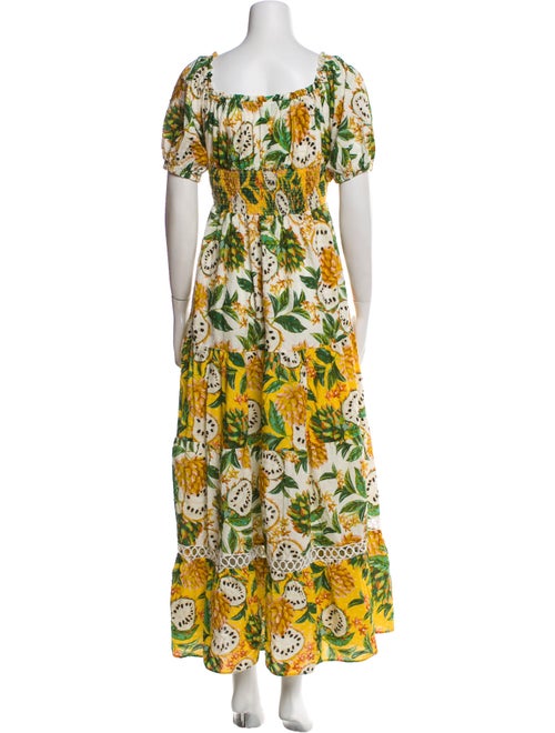 Farm Rio Floral Print Long Dress