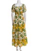 Farm Rio Floral Print Long Dress