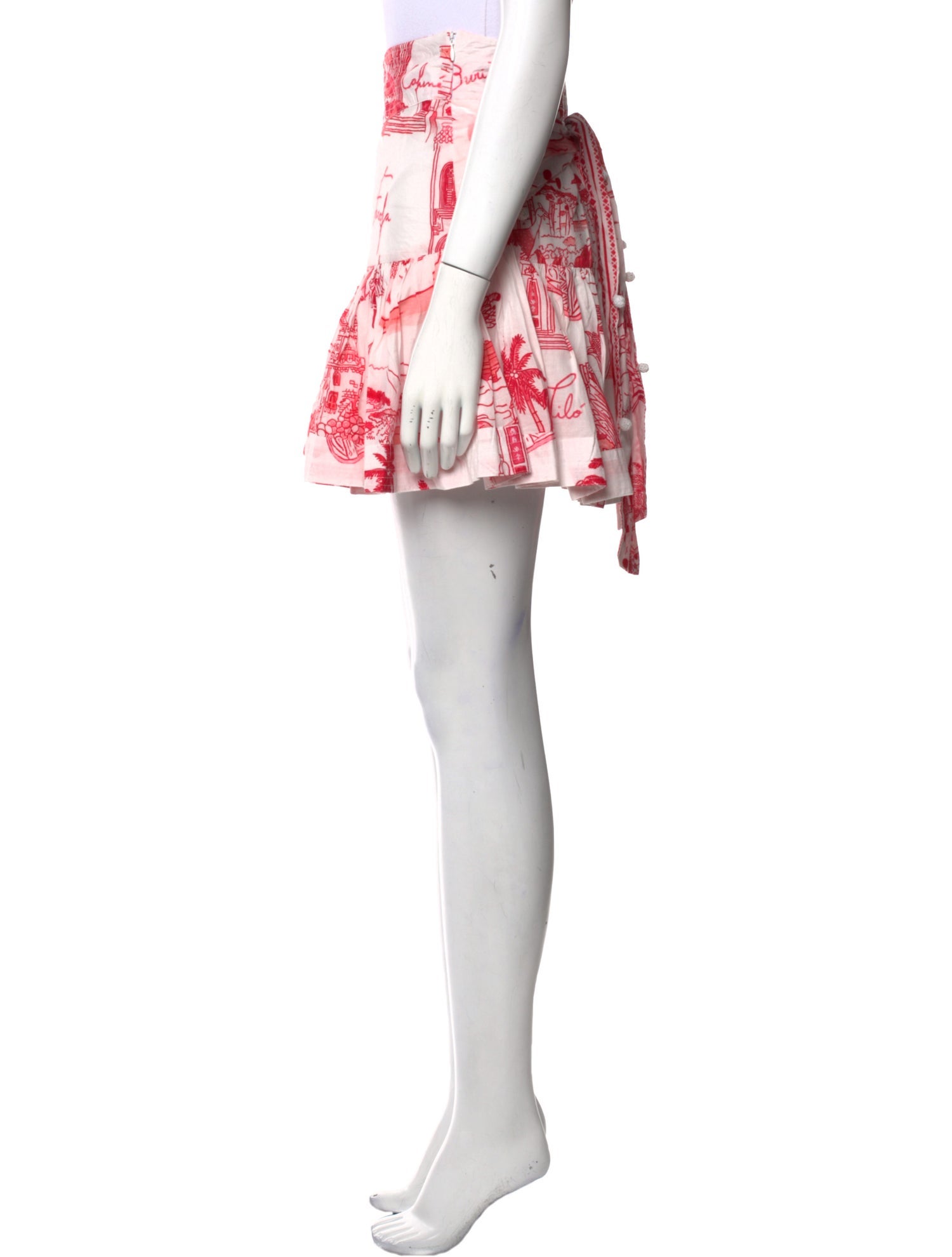 Farm Rio Printed Mini Skirt