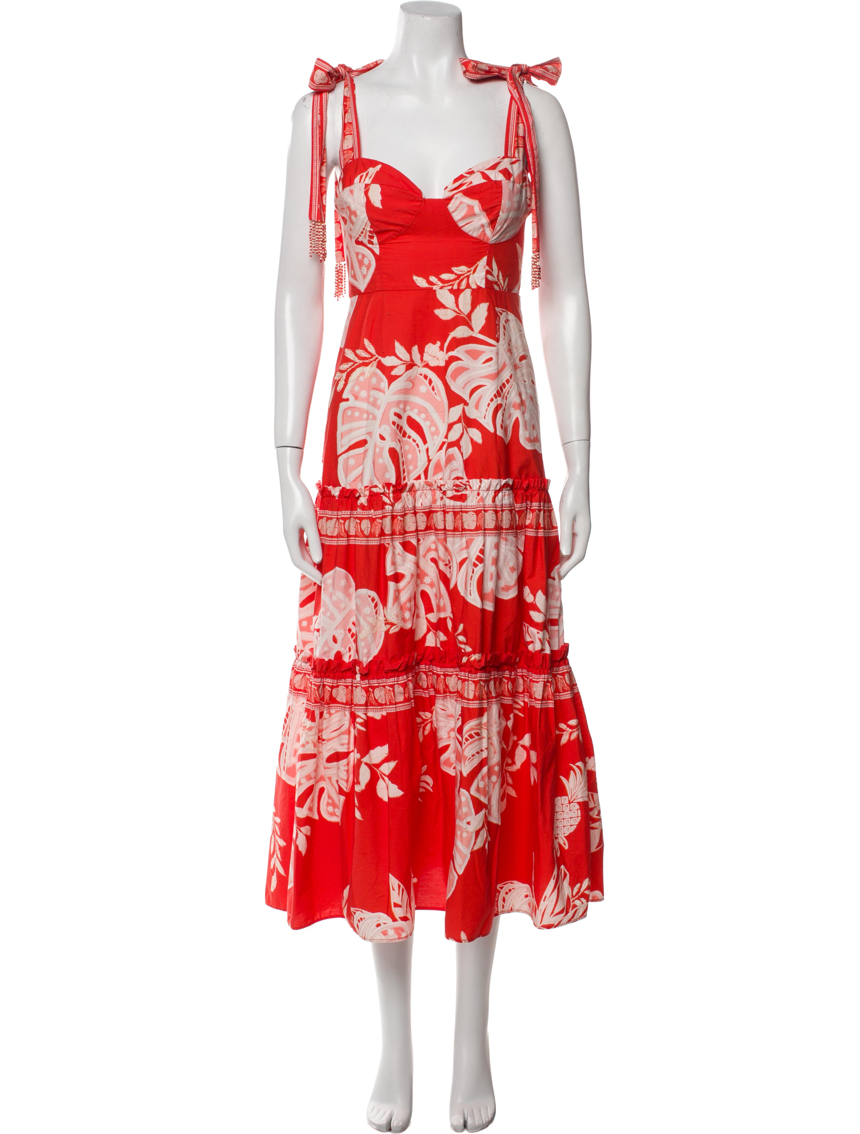 Farm Rio Printed Long Dress