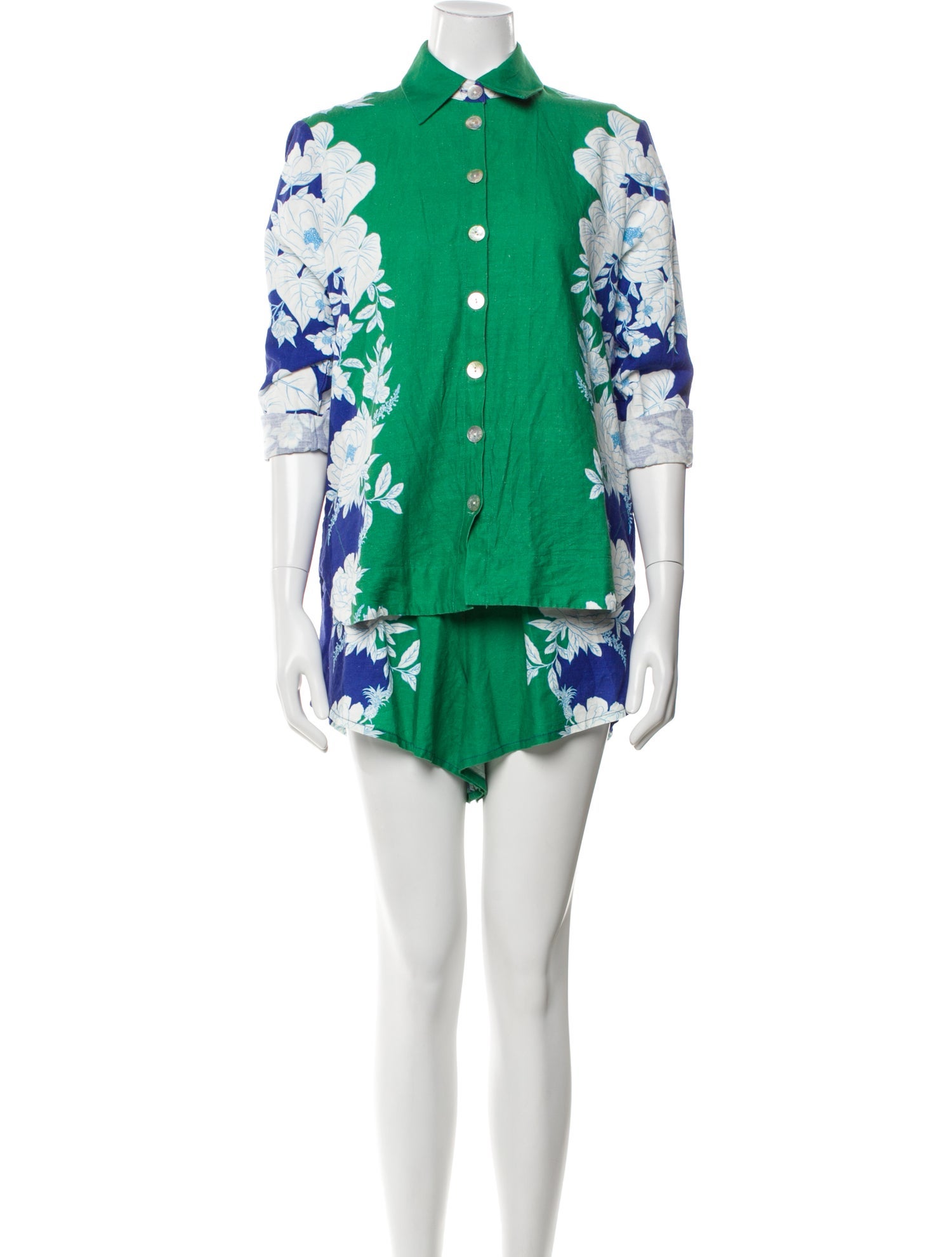 Farm Rio Linen Printed Short Set