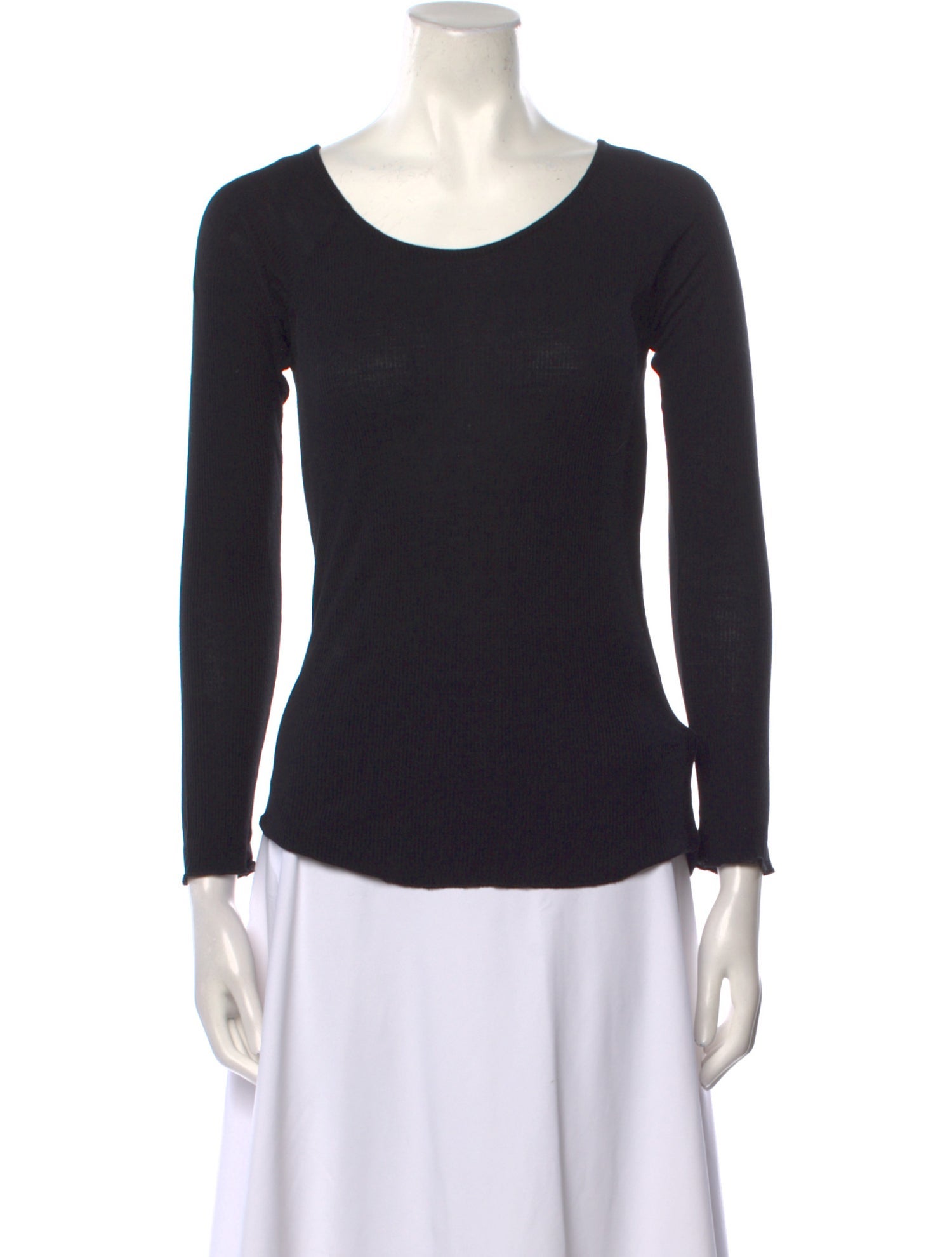 Farm Rio Scoop Neck Long Sleeve Top