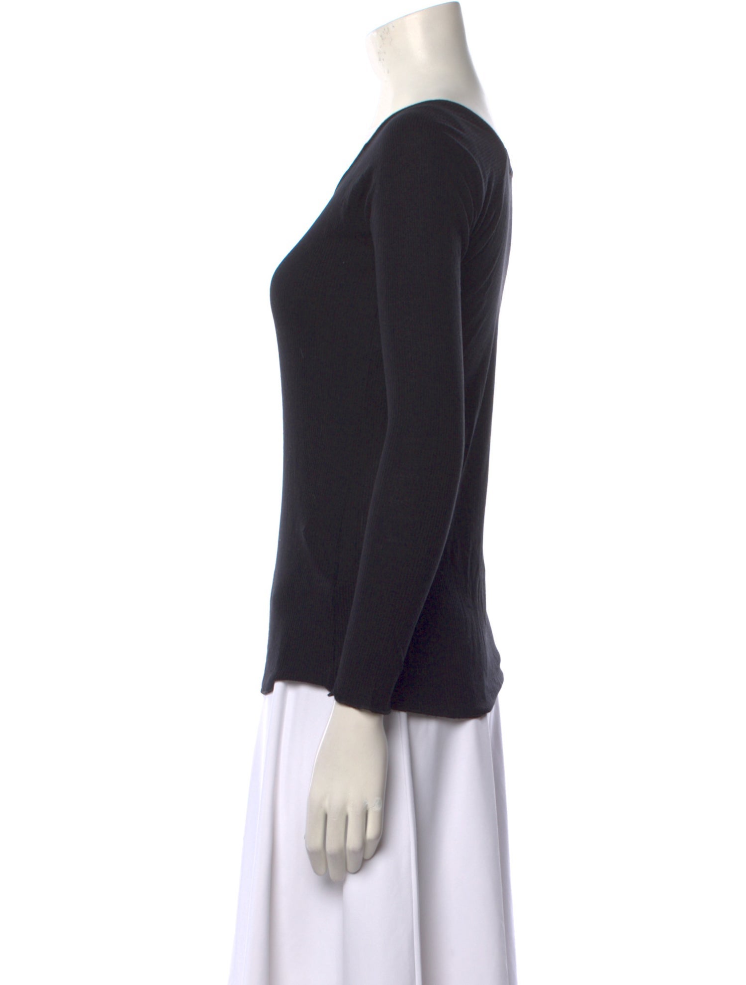 Farm Rio Scoop Neck Long Sleeve Top