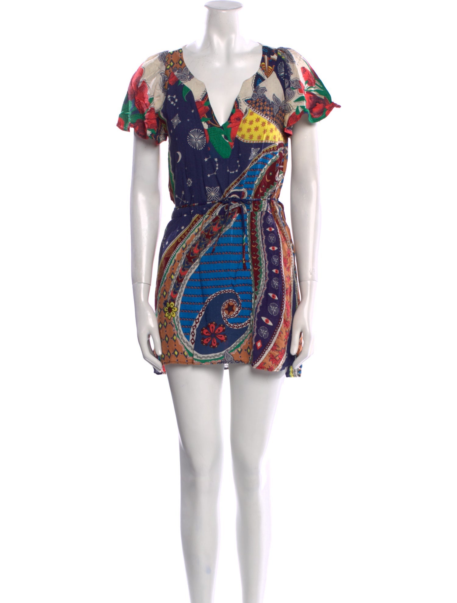 Farm Rio Printed Mini Dress