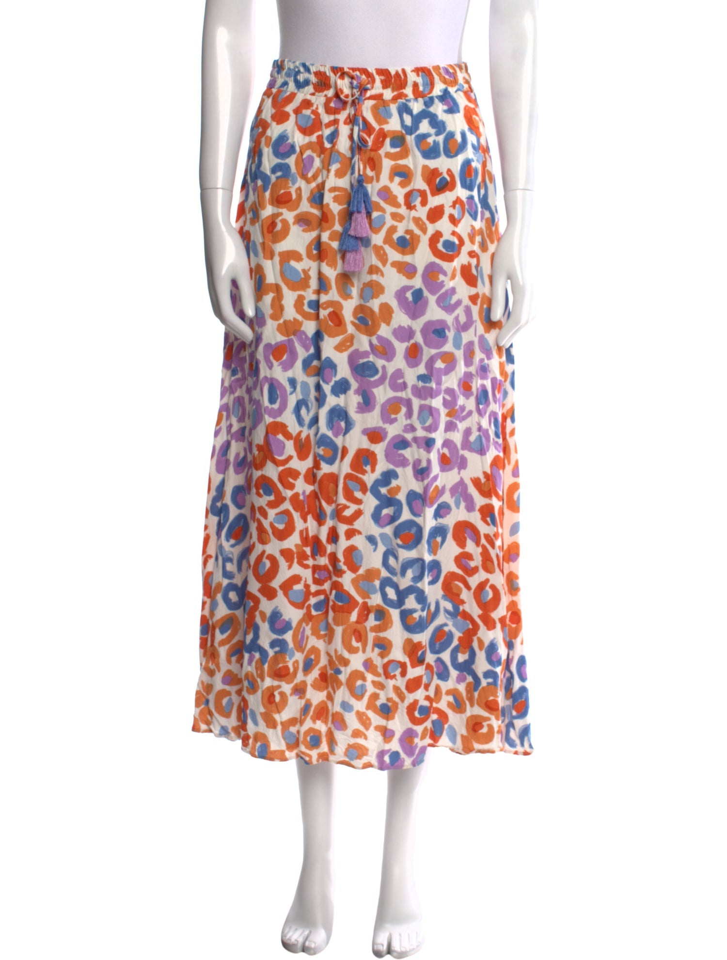 Farm Rio Printed Midi Length Skirt