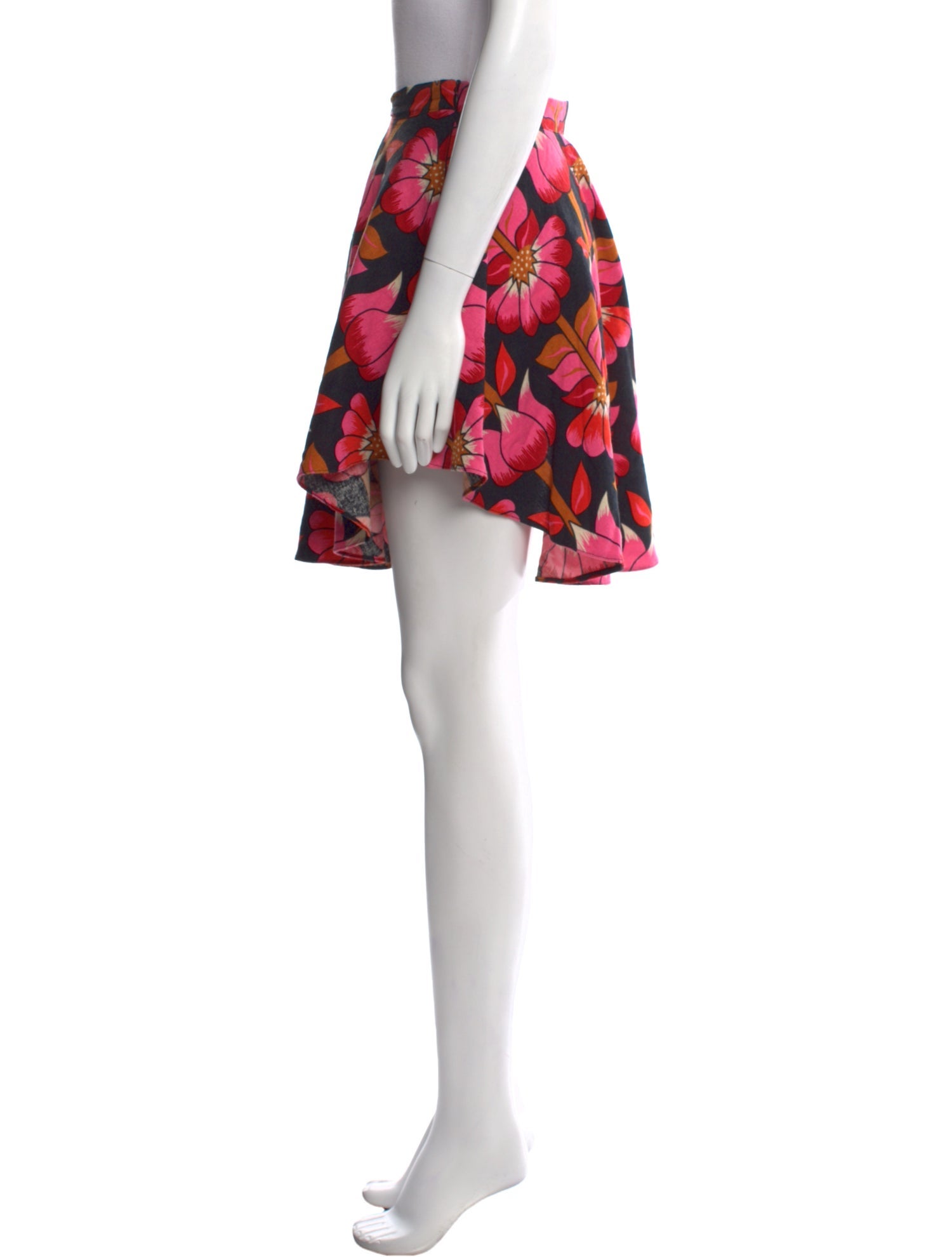 Farm Rio Linen Mini Skirt