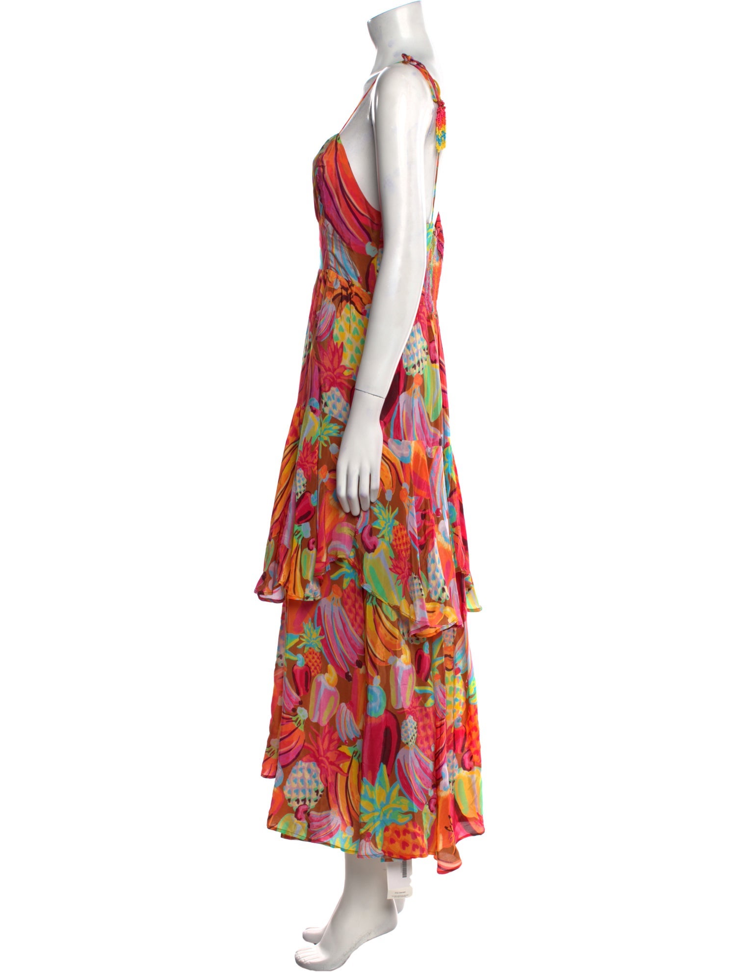 Farm Rio Floral Print Midi Length Dress w/ Tags