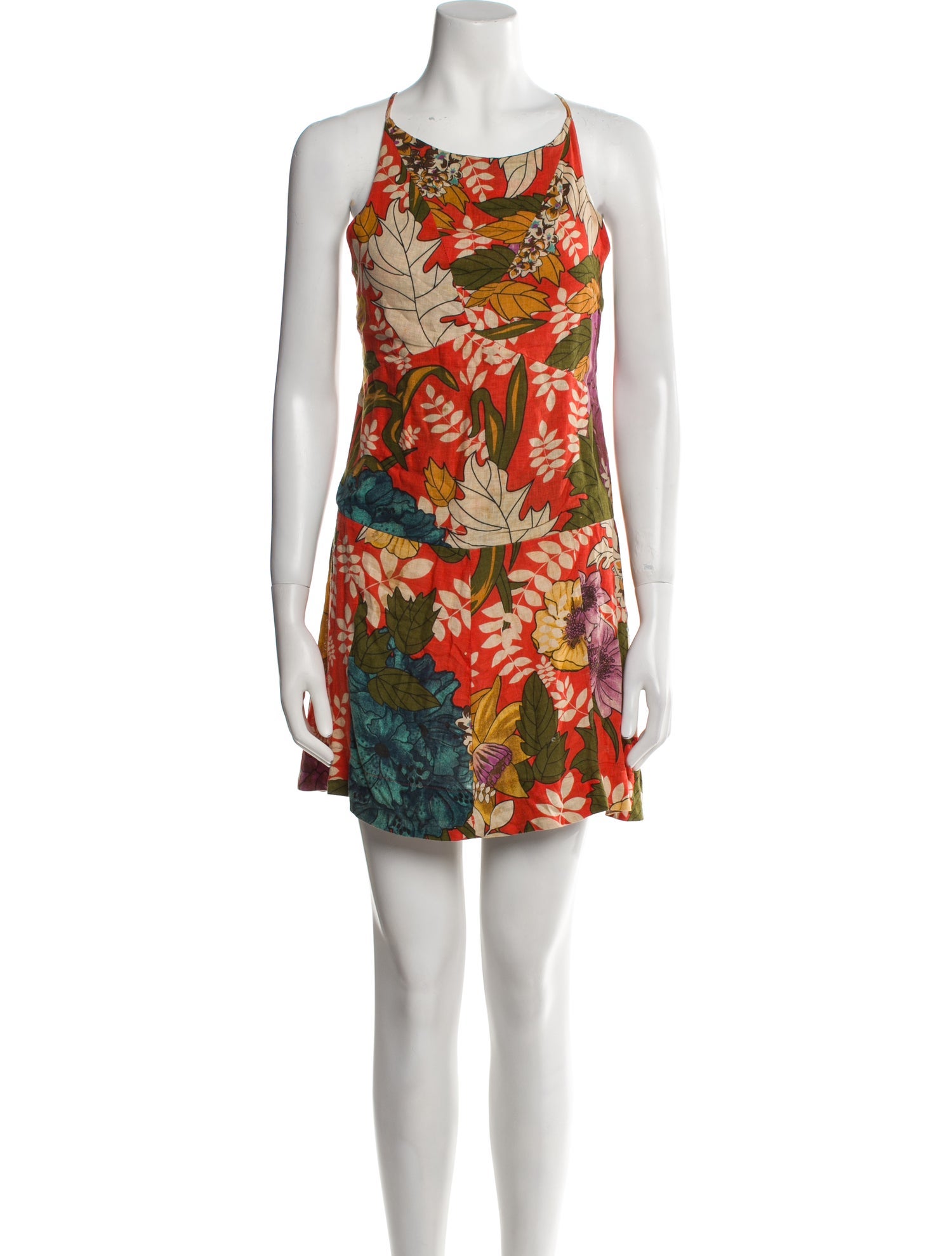 Farm Rio Linen Mini Dress