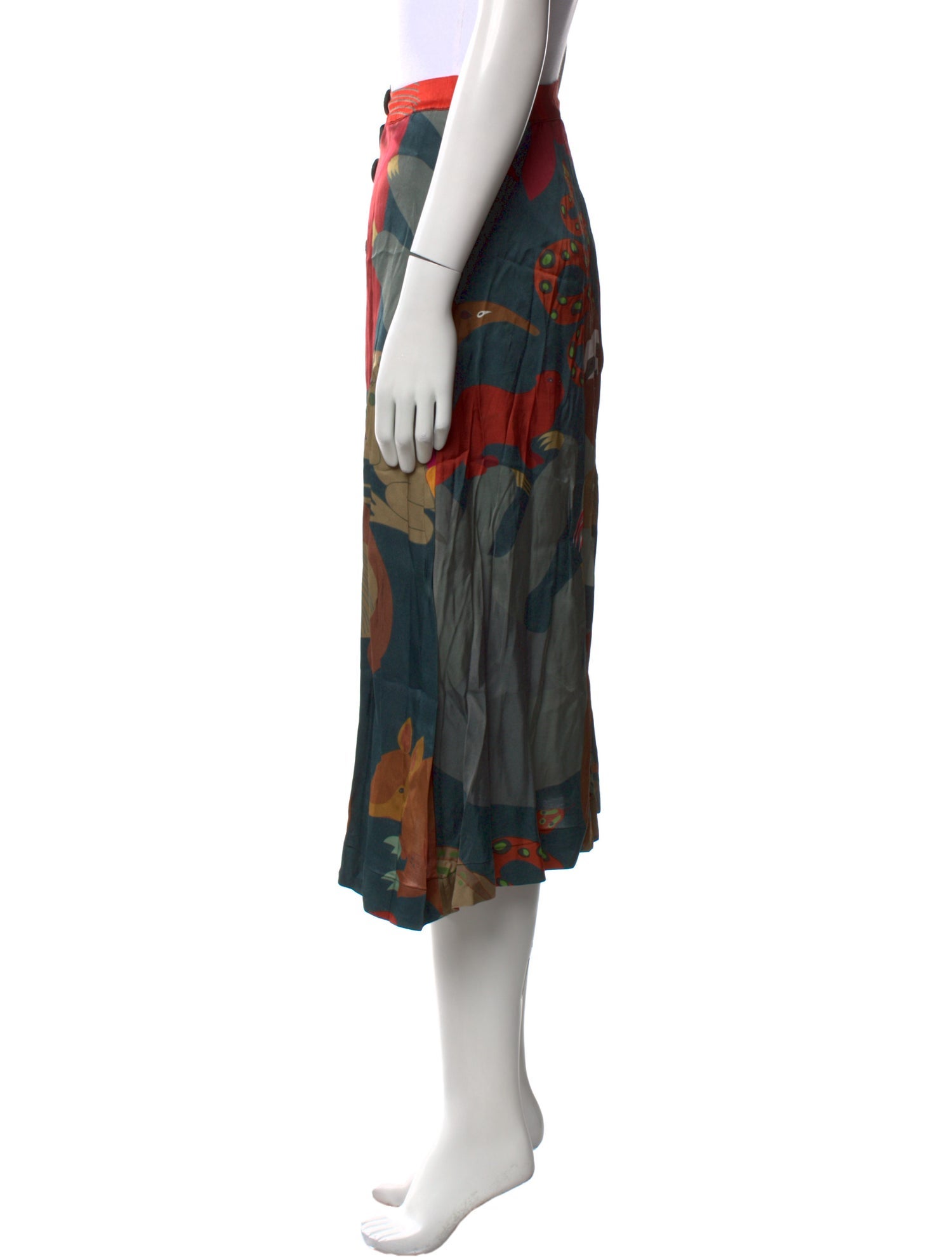 Farm Rio Printed Midi Length Skirt w/ Tags