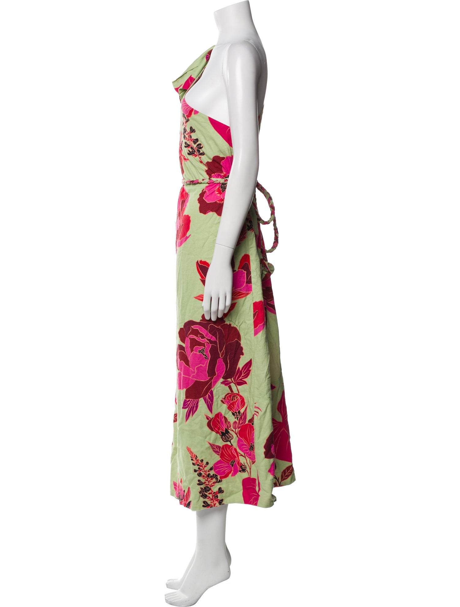 Farm Rio Linen Long Dress