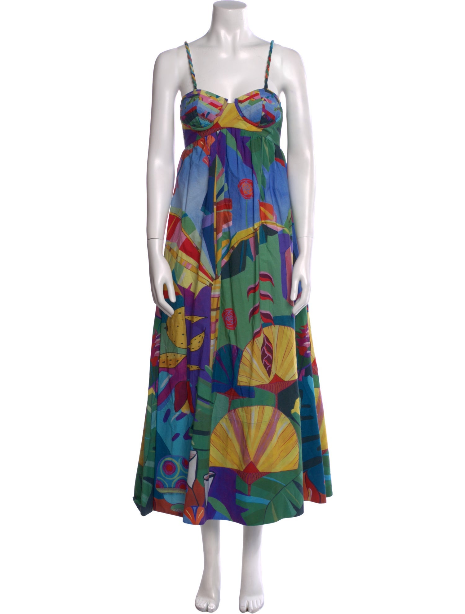 Farm Rio Printed Long Dress