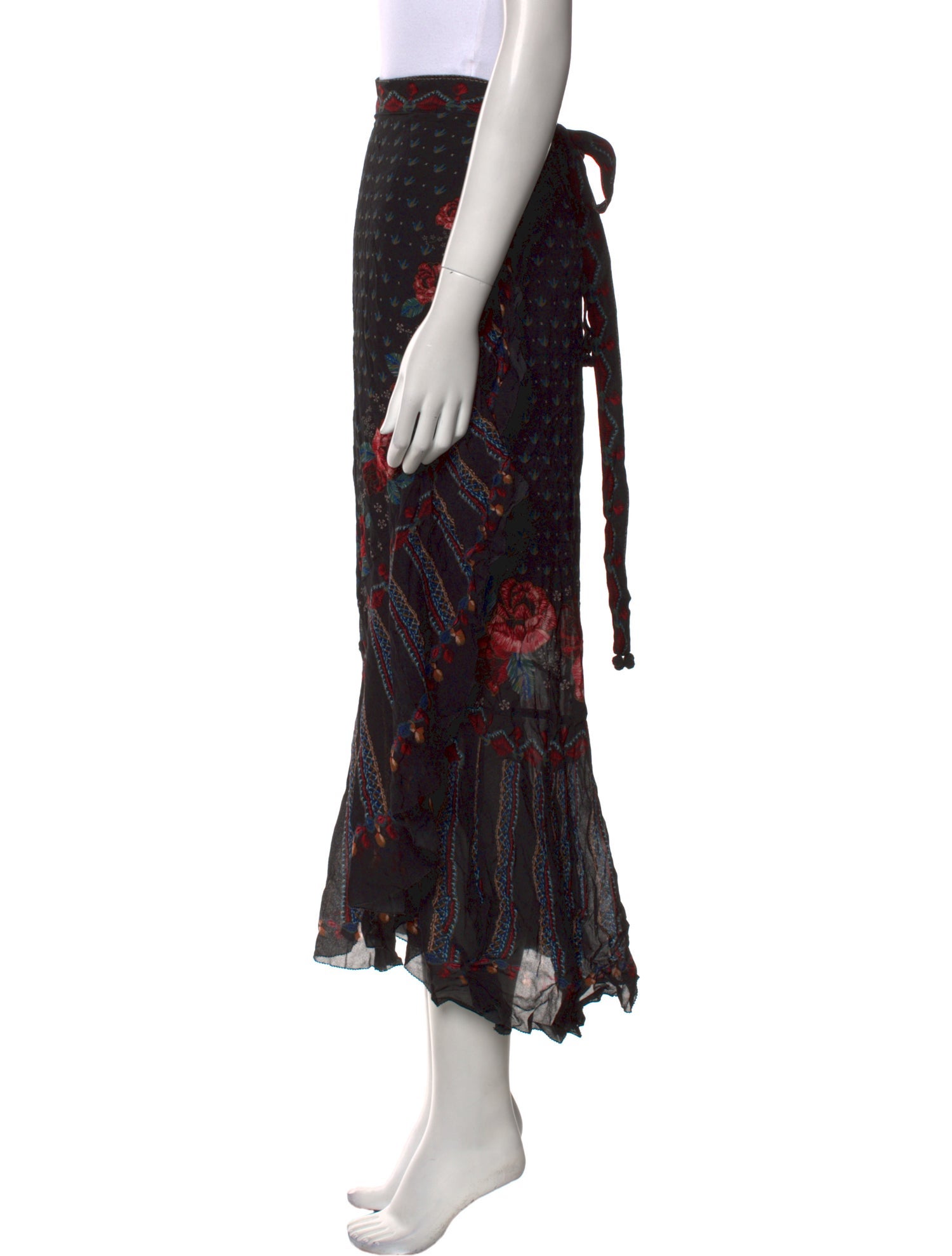 Farm Rio Printed Midi Length Skirt w/ Tags