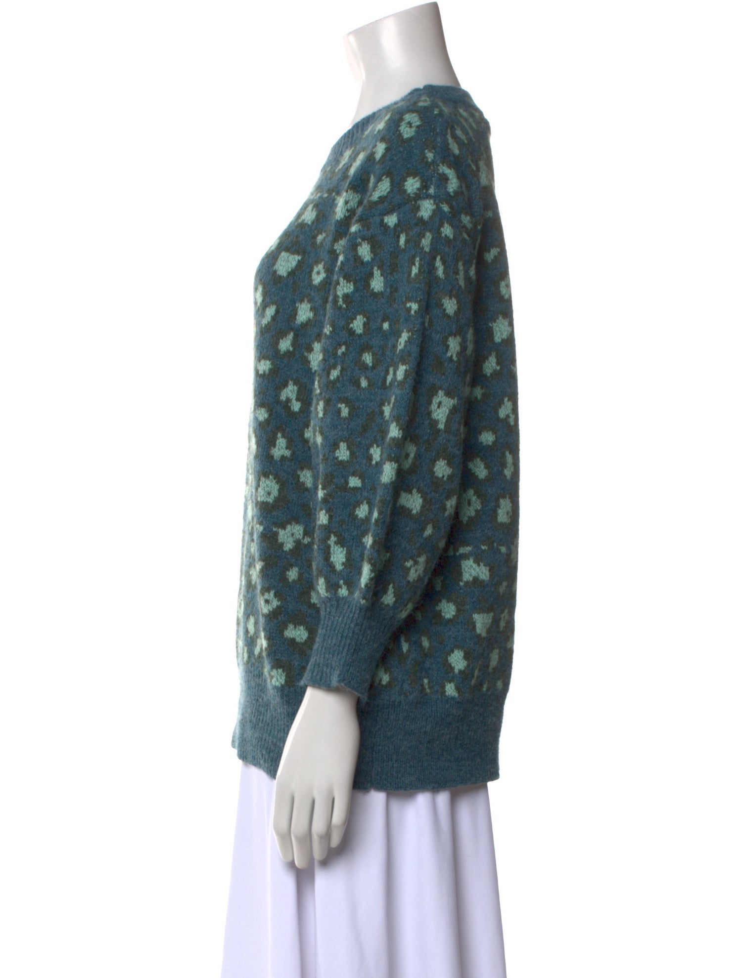 Farm Rio Printed Crew Neck Sweater