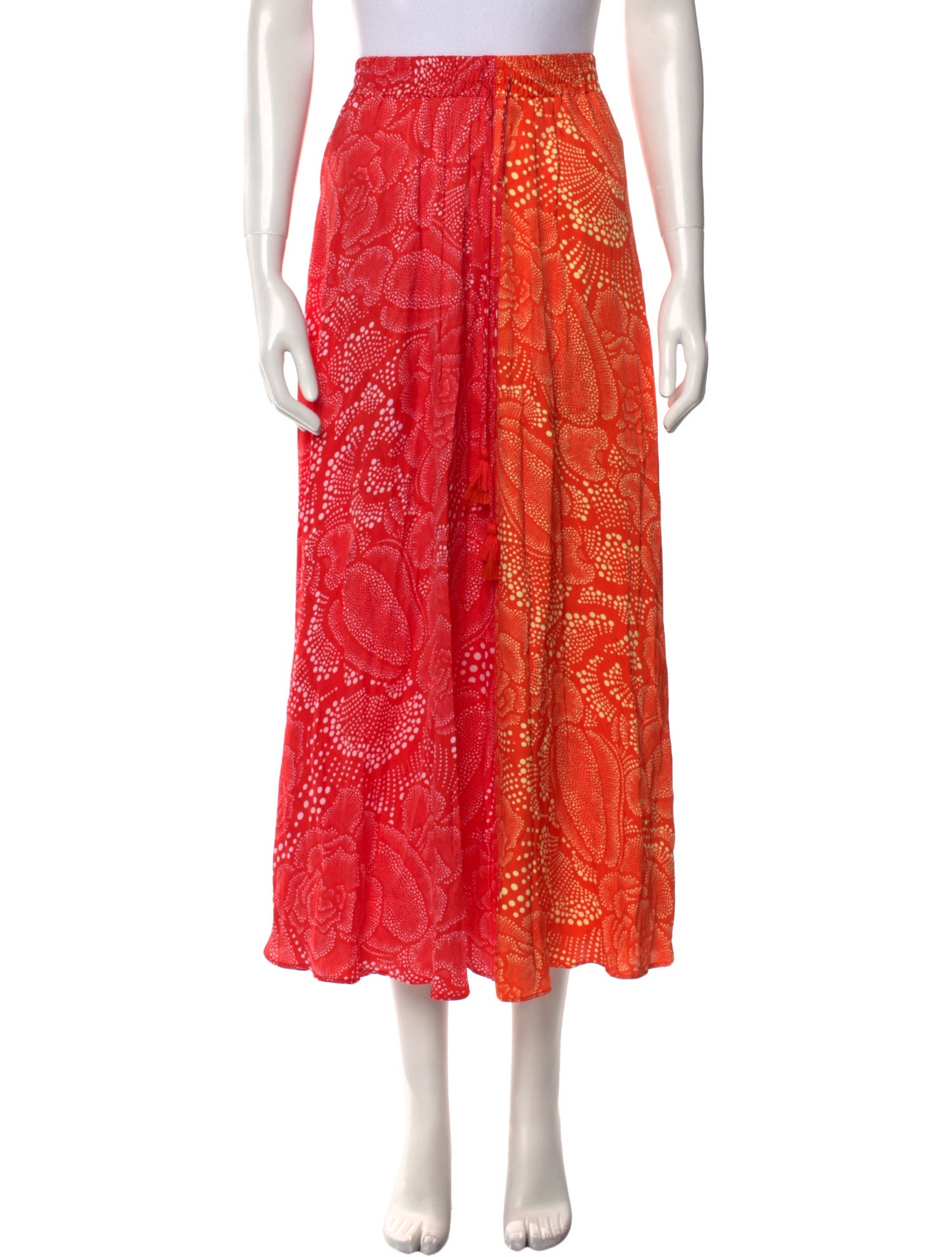 Farm Rio Linen Midi Length Skirt w/ Tags