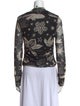 Farm Rio Printed Mock Neck Sweatshirt