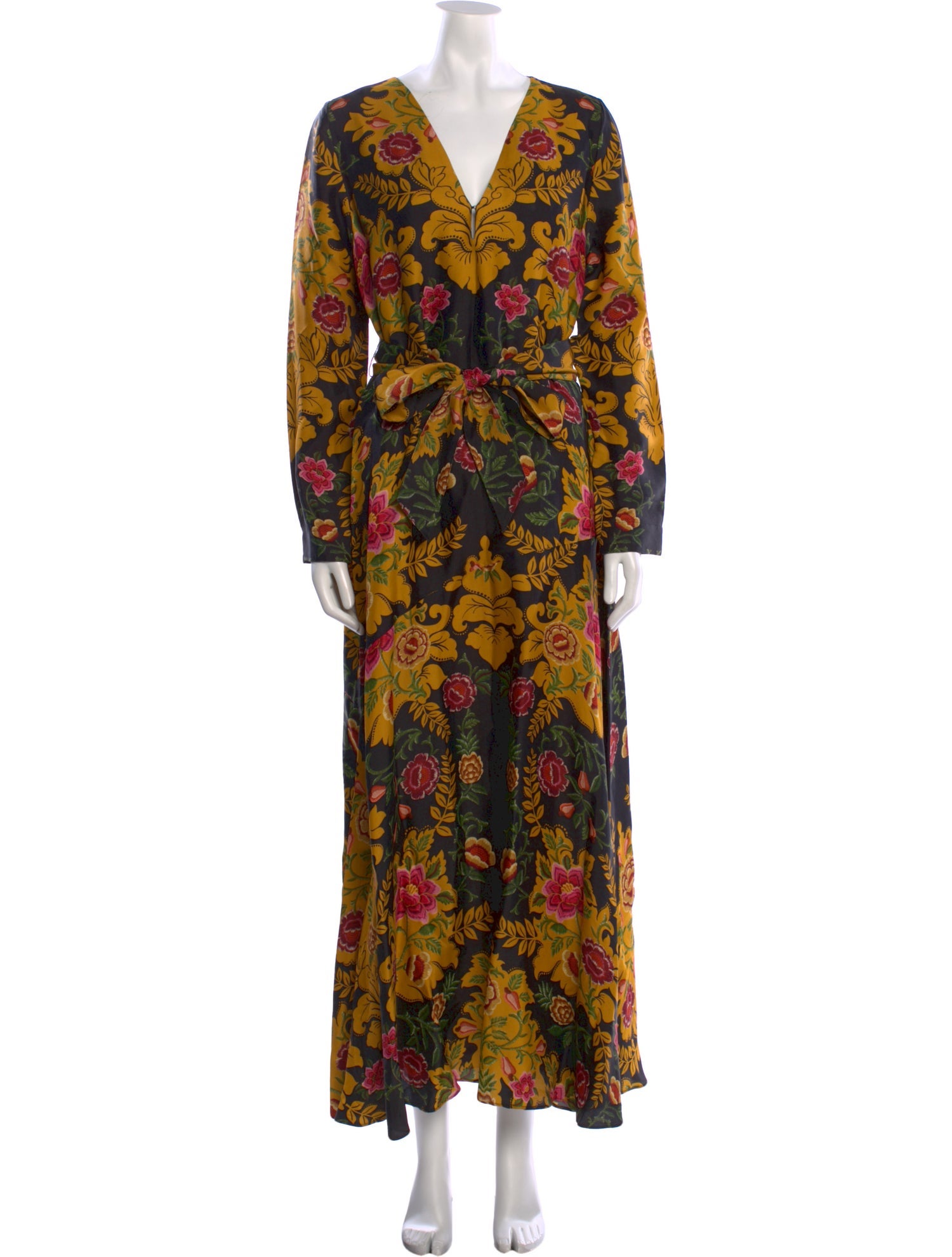 Farm Rio Floral Print Long Dress