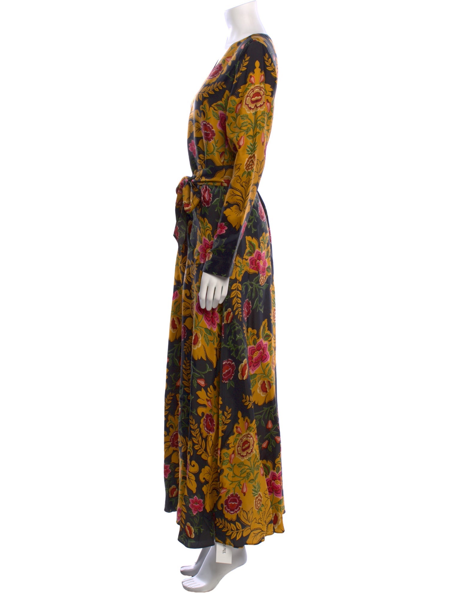 Farm Rio Floral Print Long Dress
